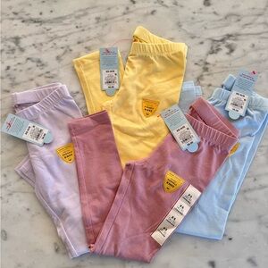 12 pair of size XS 4/5T leggings